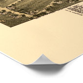 New Castle, PA Panoramic Map - 1896 Poster (Hoek)