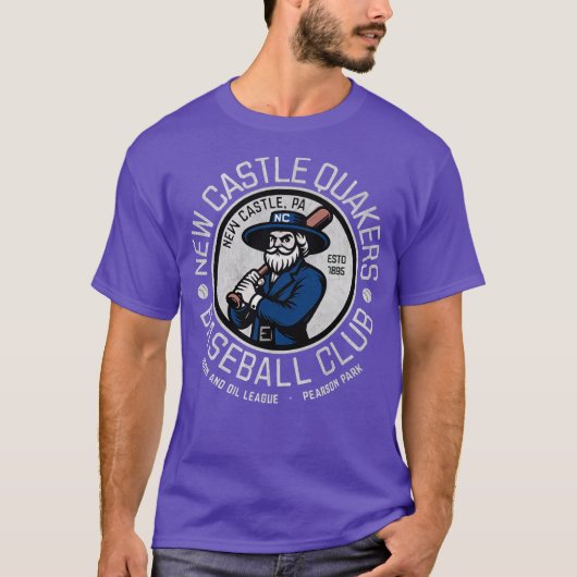 New Castle Quakers Baseball - 1895-Photoroom T-shirt (Voorkant)