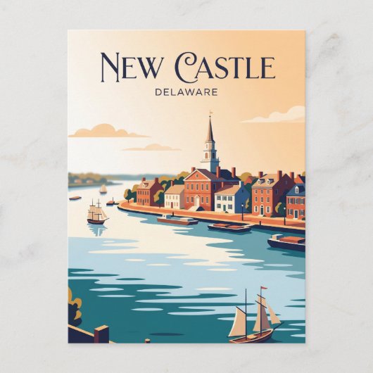New Castle VS Briefkaart (Voorkant)