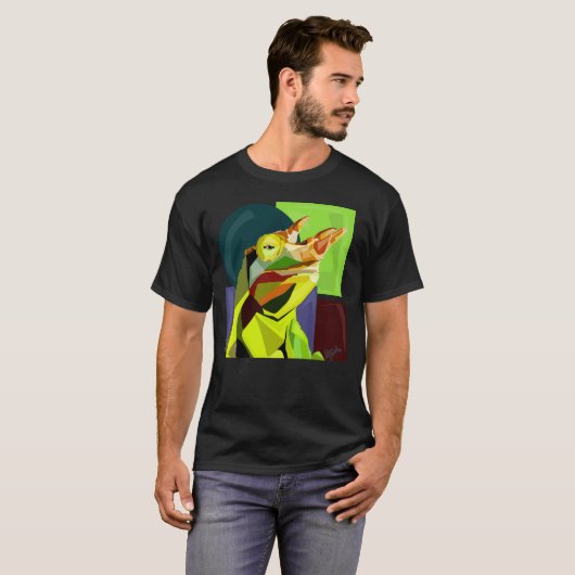 New Cham On The Block—Jackson’s Chameleon  T-shirt (Voorkant volledig)