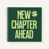 New Chapter Ahead Shamrock Notitieboek (Voorkant)