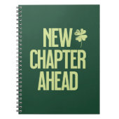 New Chapter Ahead Shamrock Notitieboek (Voorkant)