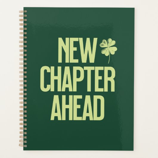 New Chapter Ahead Shamrock Planner (Voorkant)