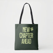 New Chapter Ahead Shamrock Tote Bag (Voorkant)
