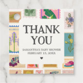 New Chapter Baby Shower  Bedankjes Labels (Voorkant)