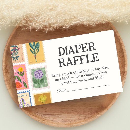 New Chapter Baby Shower Diaper Raffle Informatiekaartje