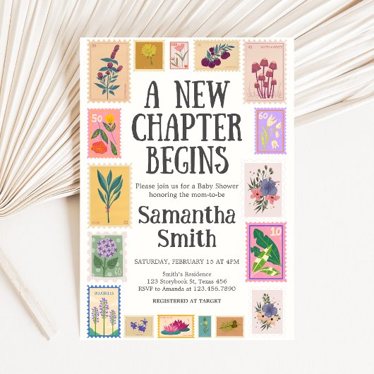 New Chapter Baby Shower  Kaart