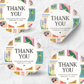 New Chapter Baby Shower  Ronde Sticker