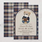 New Chapter Bear Baby Shower Kaart (Voorkant / Achterkant)