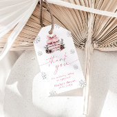 New Chapter Begins Pink Bow Winter Baby Shower Cadeaulabel