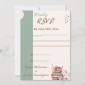 New Chapter Begins RSVP Card Save The Date (Voorkant)