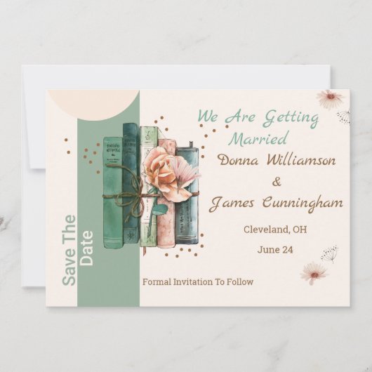 New Chapter Begins Save the Date (Voorkant)