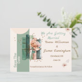 New Chapter Begins Save the Date (Staand voorkant)