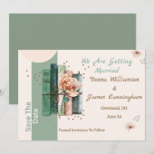 New Chapter Begins Save the Date (Voorkant / Achterkant)