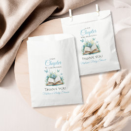 New Chapter Blue Boy Brunch StoryBook Baby Shower Bedankzakje