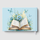 New Chapter Blue Boy Brunch StoryBook Baby Shower Gastenboek (Achterkant)