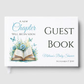 New Chapter Blue Boy Brunch StoryBook Baby Shower Gastenboek (Voorkant)