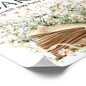 New Chapter Book Theme bridal shower Gift & card Poster (Hoek)