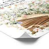 New Chapter Book Theme bridal shower mimosa bar Poster (Hoek)