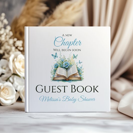 New Chapter Boy Blue Brunch StoryBook Baby Shower Gastenboek