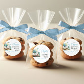 New Chapter Boy Blue Brunch StoryBook Baby Shower Ronde Sticker