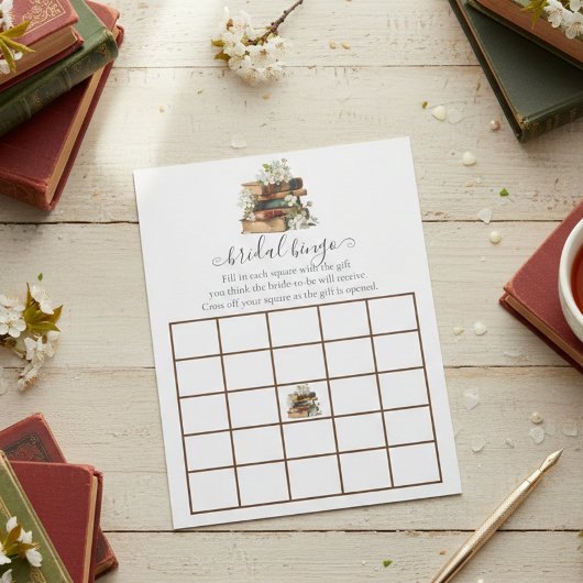 New Chapter Bridal Shower Bingo Notitieblok