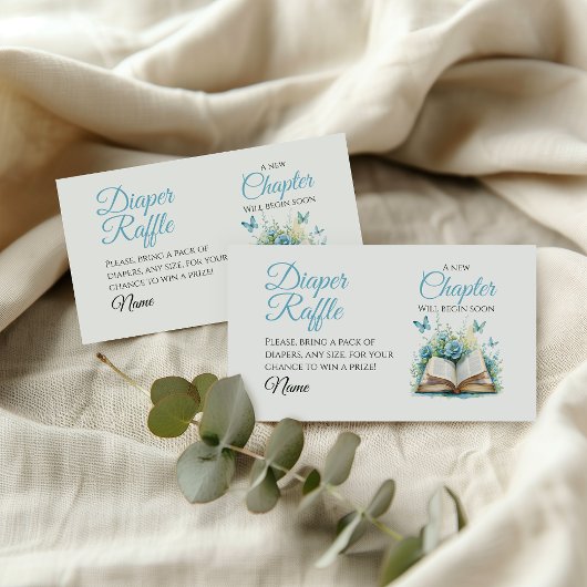 New Chapter Brunch Book Baby Shower Diaper Raffle Informatiekaartje