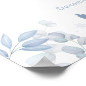 New Chapter Floral Snowball Baby Shower Welcome Poster (Hoek)