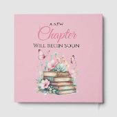 New Chapter Girl Storybook Guest Book Baby Shower Gastenboek (Achterkant)