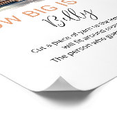 New Chapter How Big is her Belly Baby Shower Game Poster (Hoek)