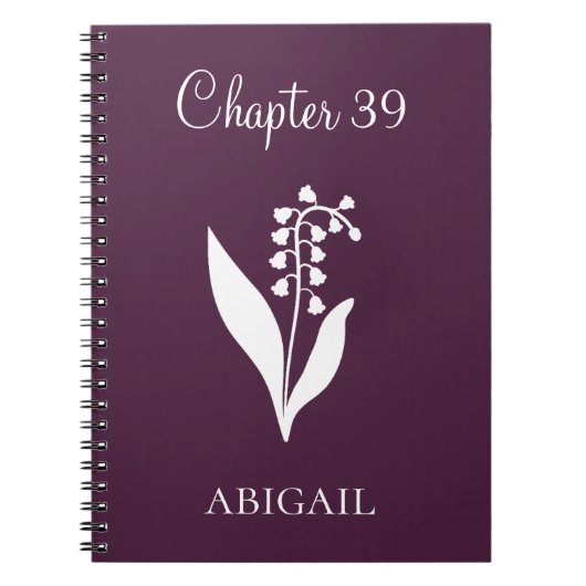 New Chapter Journal Lilly May Birth Flower Notitieboek (Voorkant)