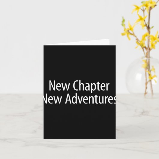 New Chapter - New Adventures -  Kaart (Gele Bloem)