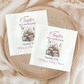 New Chapter Pink Girl Storybook Book Baby Shower Servet