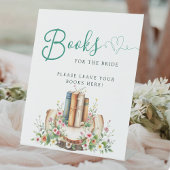 New Chapter Storybook Books for Bride  Reclamebord Met Voetstuk