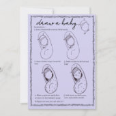 New Chapter Storybook Draw a Baby Shower Game Card Kaart (Voorkant)