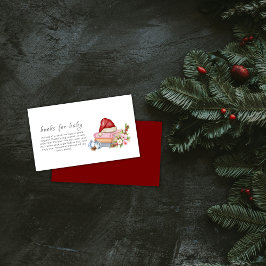 New Chapter Winter Floral Books For Baby Shower  Informatiekaartje