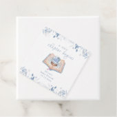 New Chapter Winter Floral Snowball Baby Shower  Bedankjes Labels (In situ)