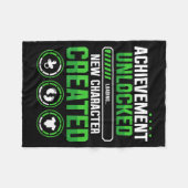 New Character D Gamer Pregnancy Announcement  Fleece Deken (Voorkant (Horizontaal))