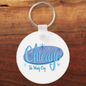 NEW-Chicago-Retro Sleutelhanger (Voorkant)