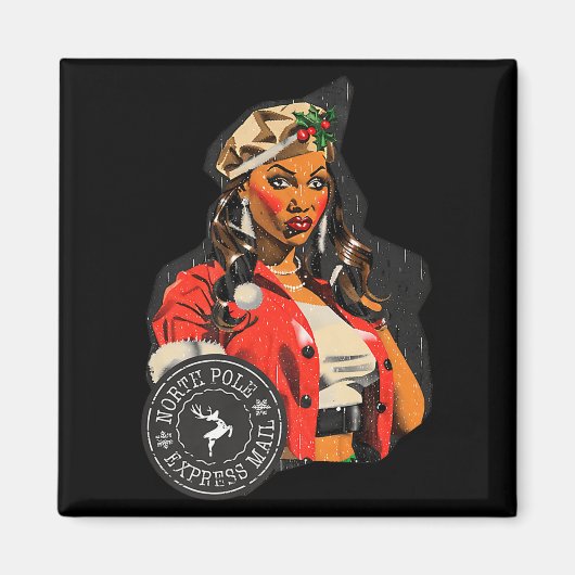 New Christmas North Le Express Mail Design Made Wi Magneet (Voorkant)