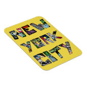 New City Street Art Magnet Magneet (Rechterzijde)