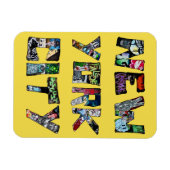 New City Street Art Magnet Magneet (Horizontaal)