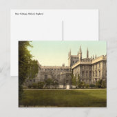 New College, Oxford, Engeland Briefkaart (Voorkant / Achterkant)