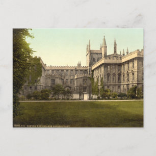 New College, Oxford, Engeland Briefkaart