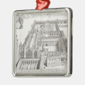 New College, Oxford, uit 'Oxonia Illustrata', pub Metalen Ornament (Links)
