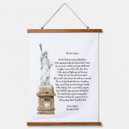 New Colossus Liberty Poem Hangend Wandkleed