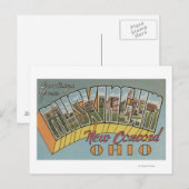 New Concord, Ohio - Muskingum County Briefkaart (Voorkant / Achterkant)