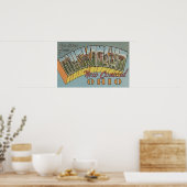 New Concord, Ohio - Muskingum County Poster (Keuken)