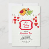 New Couple - Post Wedding Brunch Uitnodiging (Voorkant)