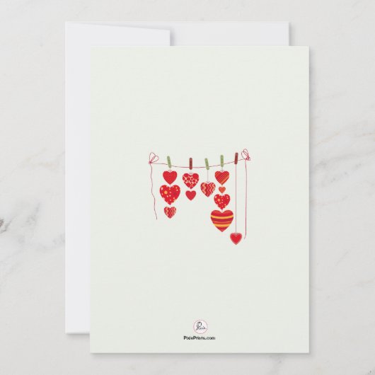 New Couple - Post Wedding Brunch Uitnodiging (Achterkant)